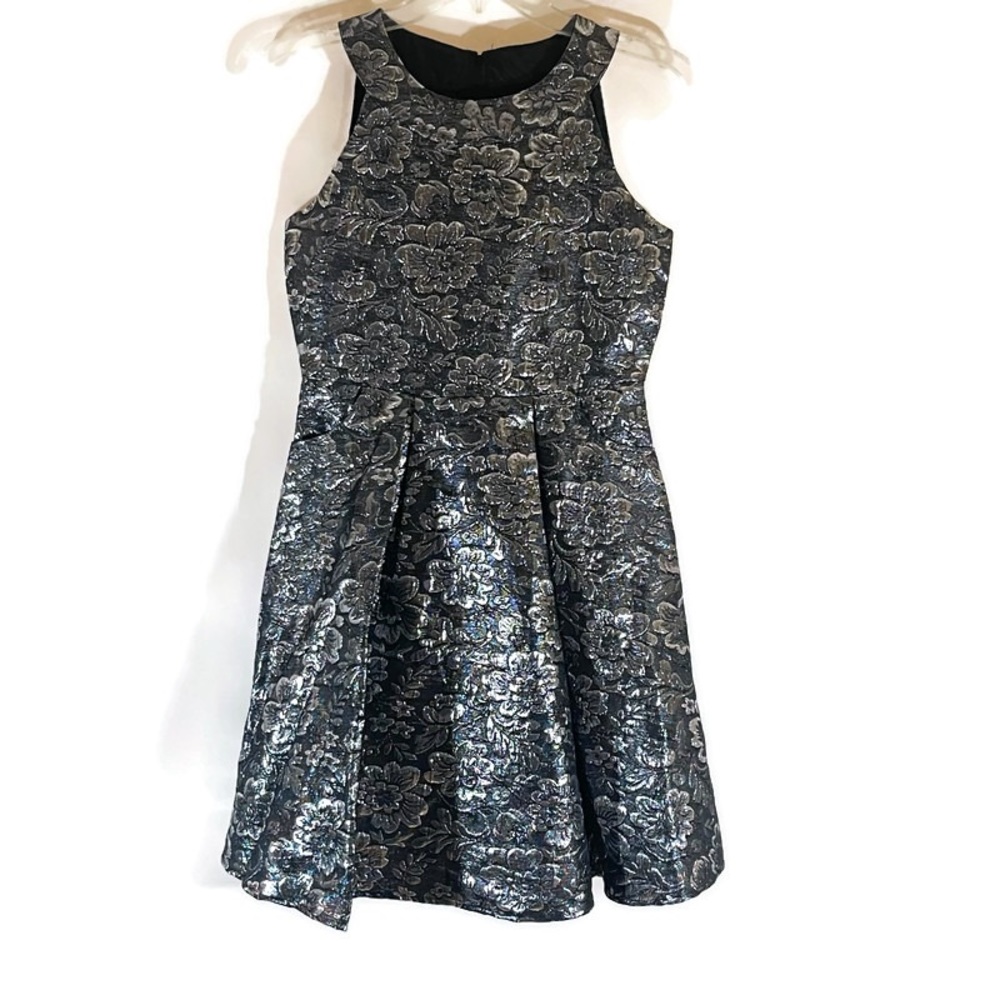NWOT Blush Girls Metallic Party Dress